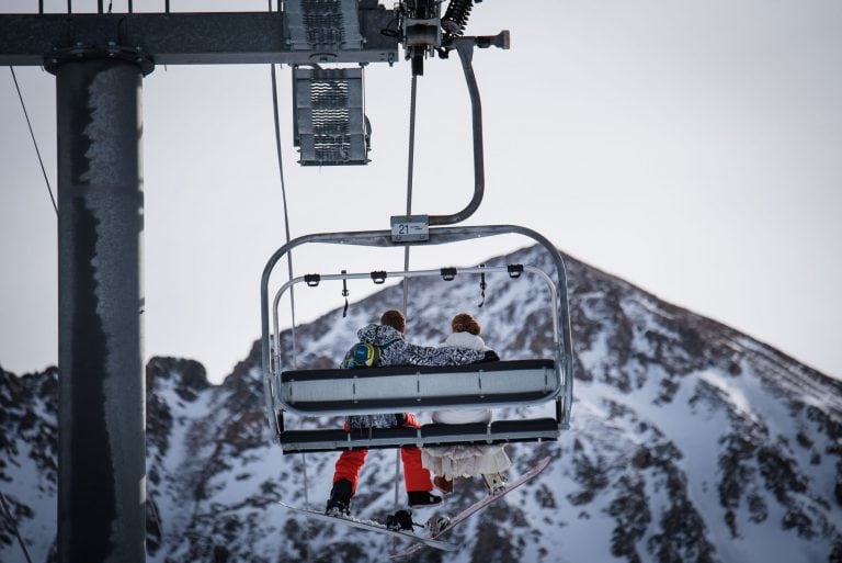 Black Mountain Lodge Winter Elopement | Arapahoe Basin Wedding Photographer