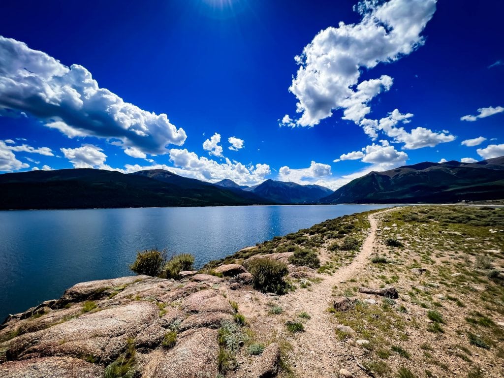 An easy hike around Twin Lakes in Colorado also makes for a gorgeous hiking elopement location.