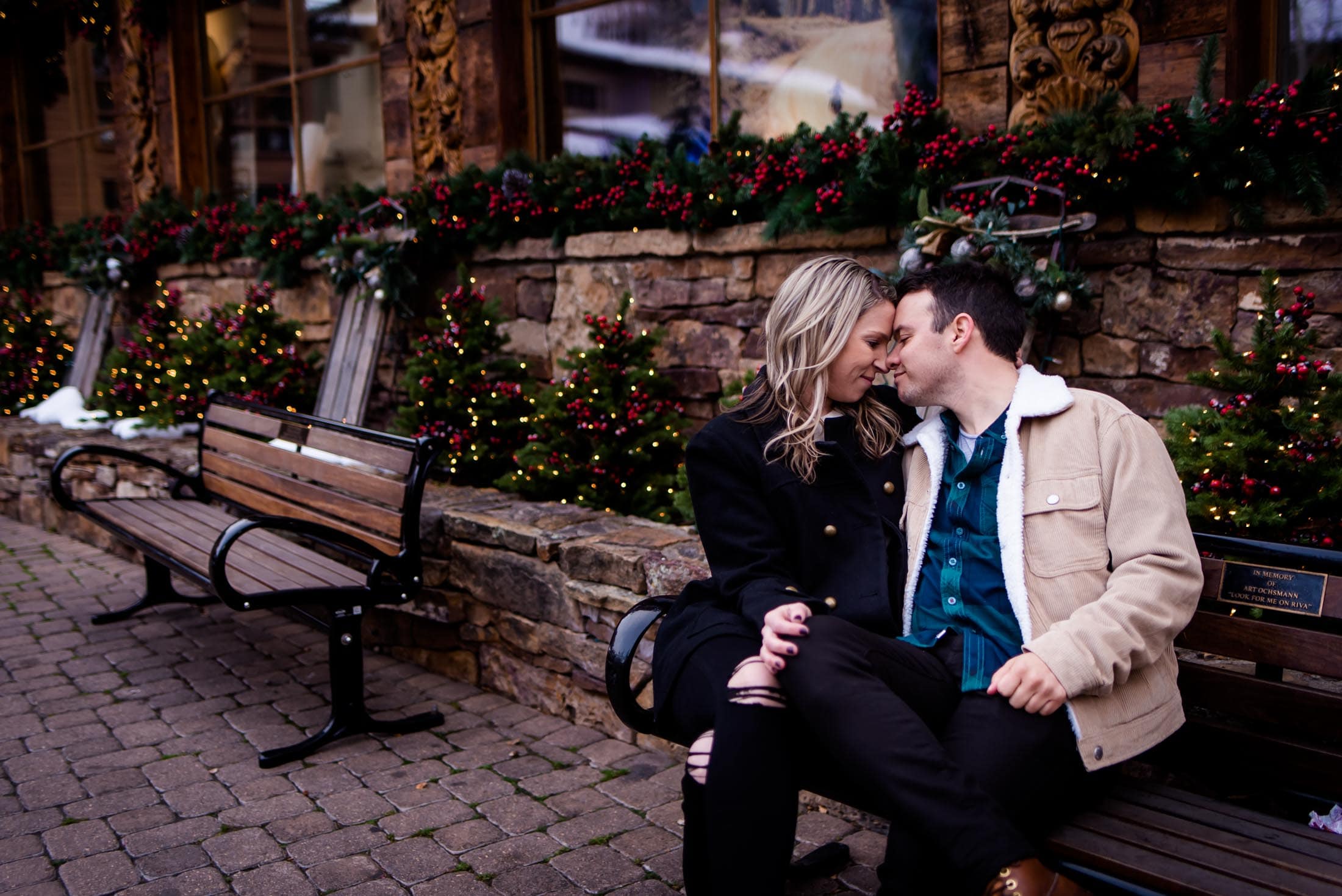 Colorado Engagement Photography in Vail Village