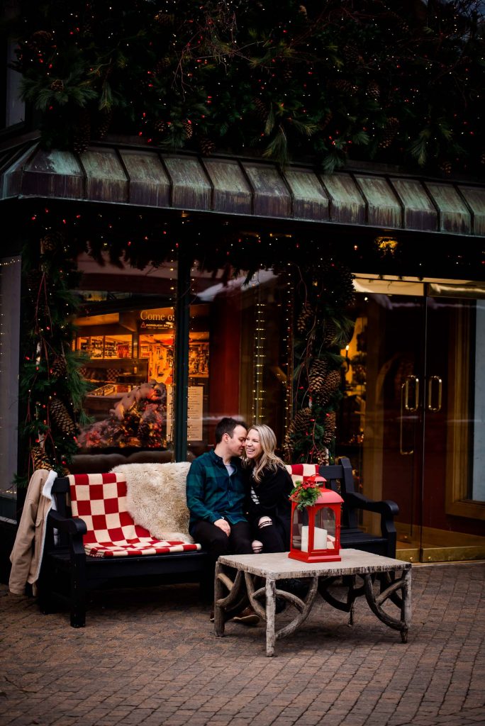 Vail Colorado Winter Engagement Photography