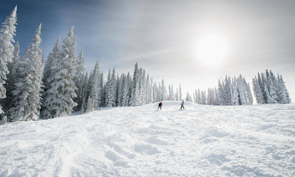 Colorado Snowboarding Engagement Photography