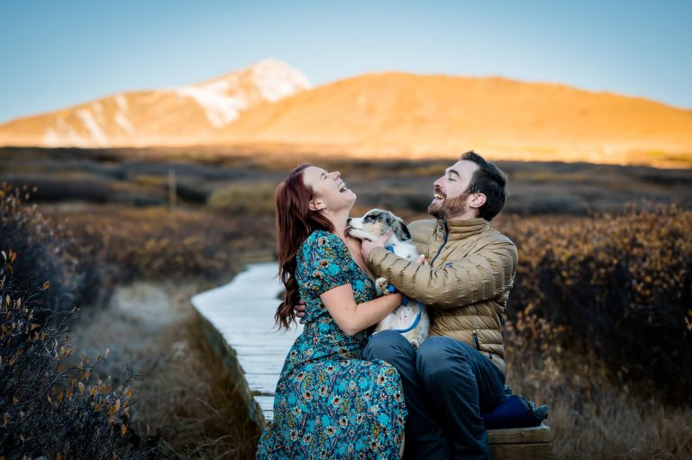 Adventure Engagement Photography With A Puppy | Guanella Pass