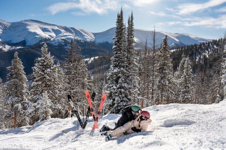 NYE Winter Park Ski Elopement | Winter Park Ski Wedding Photographer